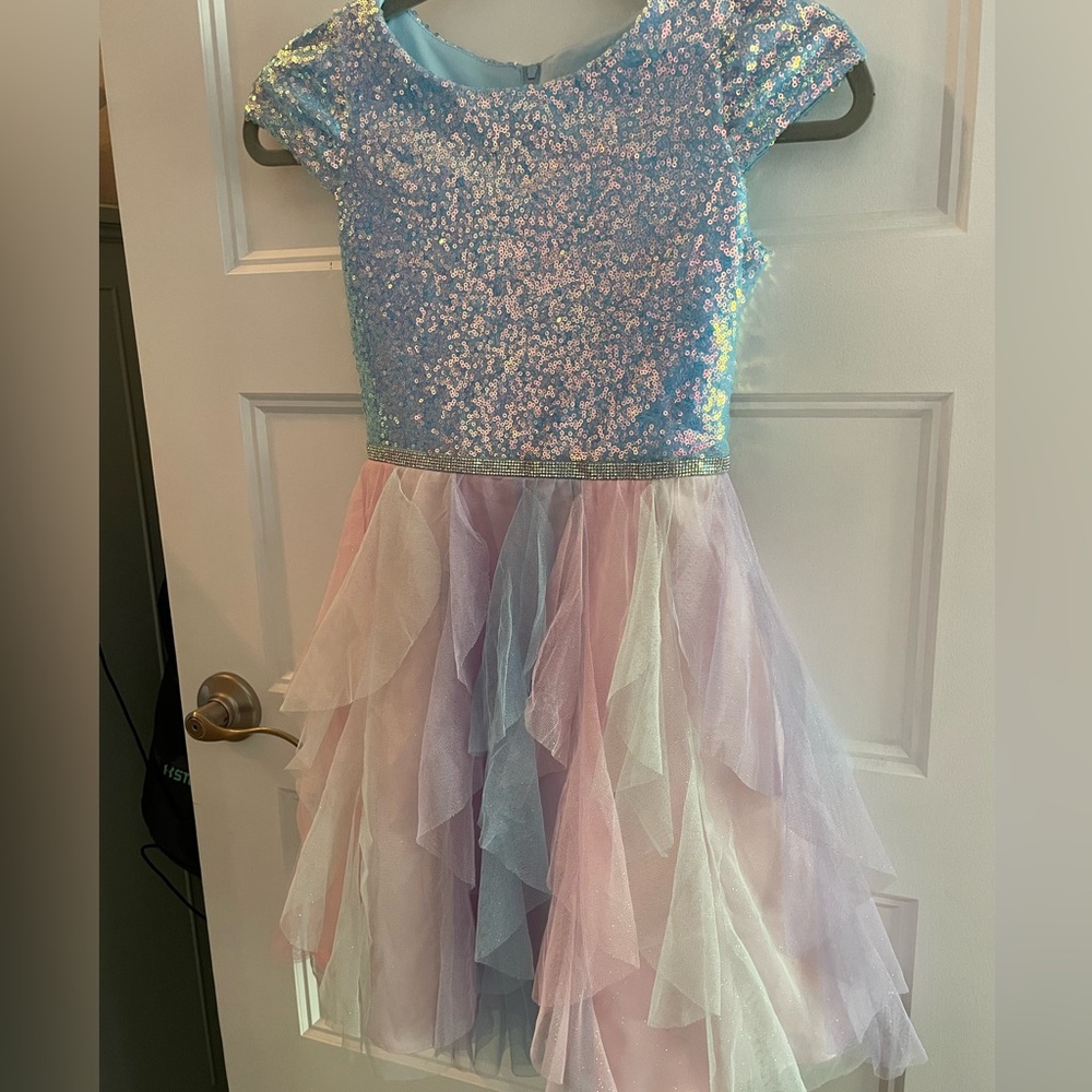 Girls size 10 Rare Editions sparkly dress